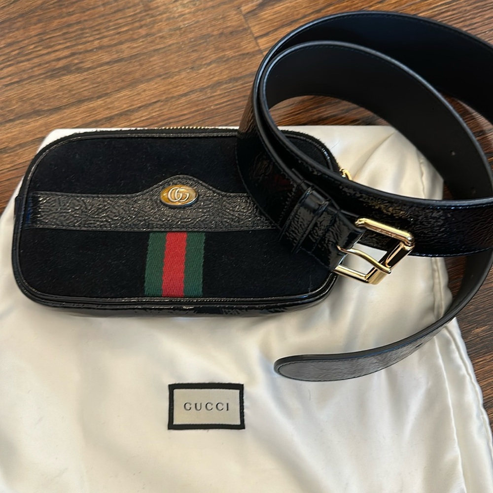 Gucci belt bag with detachable belt